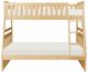 Homelegance® Bartly Natural Pine Twin/Full Bunk Bed-2