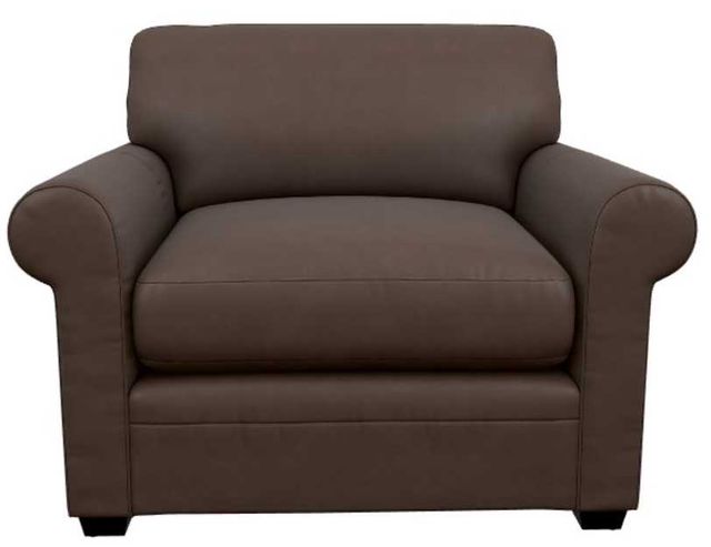 La-Z-Boy® Olson Cognac Leather Chair and a Half-1