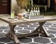 Signature Design by Ashley® Beachcroft Beige Outdoor Wood Cocktail Table-3
