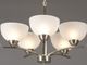 YHD Alta Peak Acid Washed/Satin Steel 5-Light Chandelier-2