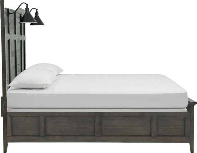 Magnussen Home® Westley Falls Graphite Complete King Lamp Panel Bed-2