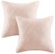 Olliix by Madison Park Quebec 2 Blush 20"x20" Quilted Square Pillow Pair-0