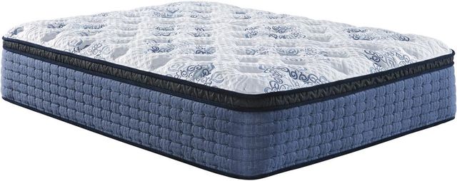 Sierra Sleep® by Ashley® Mt Dana 2-Piece Hybrid Euro Top and Better Adjustable Base King Mattress Set-1