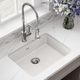Elkay Quartz Classic® White 25" x 18-1/2" x 5-1/2" Single Bowl Undermount ADA Sink with Perfect Drain®-2