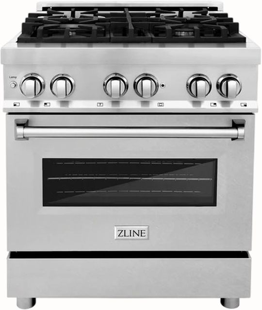 ZLINE 30" Satin Stainless Steel Pro Style Dual Fuel Range-0