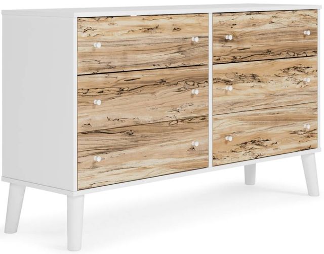 Signature Design by Ashley® Piperton 3-Piece White Queen Platform Bed Set-2