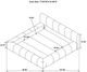 Coaster® Wilshire Gray Eastern King Upholstered Panel Bed-4