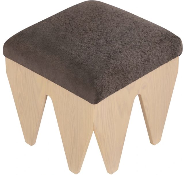 Meridian Furniture Altair Brown/Natural Upholstered Bench-0