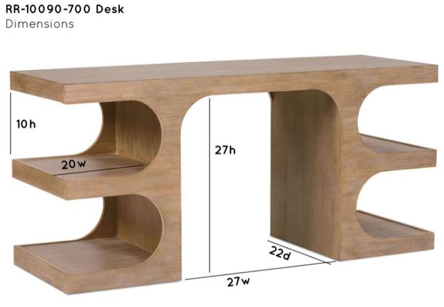 Rowe® Dune Driftwood Desk-2