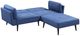 ACME Furniture Nafisa 2-Piece Blue Sleeper Sectional-1