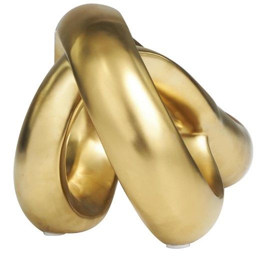 Deco Marche Gold Infinity Loop Sculpture-2