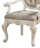ACME Furniture Chantelle 2-Piece Pearl White/Rose Gold Arm Chair Set-3