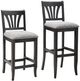 Handstone Verona 30” Bar Chair With Wood Seat-1