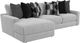 Jackson Furniture Arlo 2-Piece Arctic Left-Arm Facing Sofa Sectional and Chaise-0