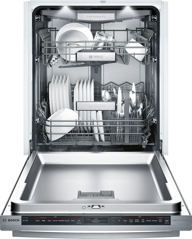 Bosch Benchmark® 24" Stainless Steel Built In Dishwasher-1