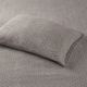 Olliix by True North by Sleep Philosophy Grey Diamond Full Micro Fleece Sheet Set-3