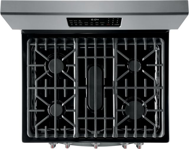 Frigidaire Gallery® 30" Black Stainless Steel Freestanding Gas Range-2