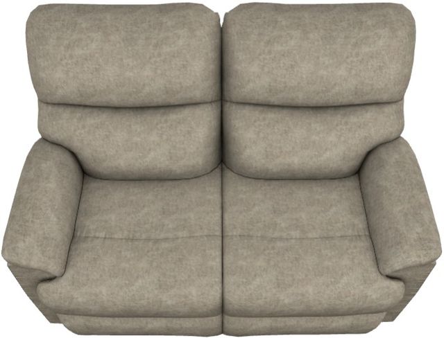 La-Z-Boy® Trouper Sable Power Reclining Loveseat with Headrest-4