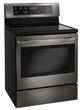 LG 30" Electric Single Oven Range-Black Stainless Steel-1
