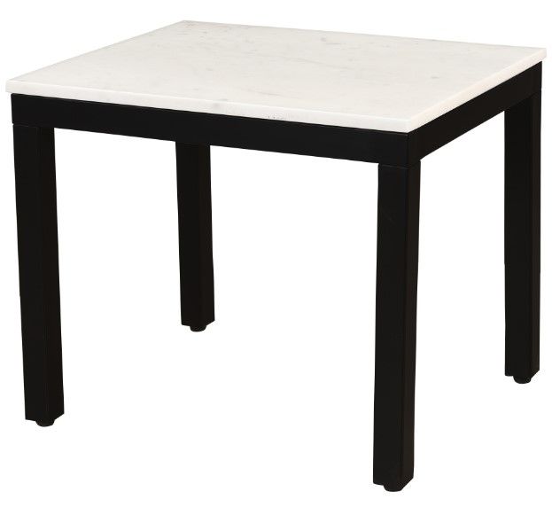 Moe's Home Collection Parson White Marble Side Table-2