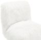 TOV Furniture Sophie White Sheepskin Lucite Chair-1