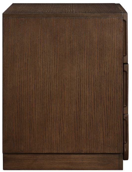 Meridian Furniture Scallop Brown Nightstand-2