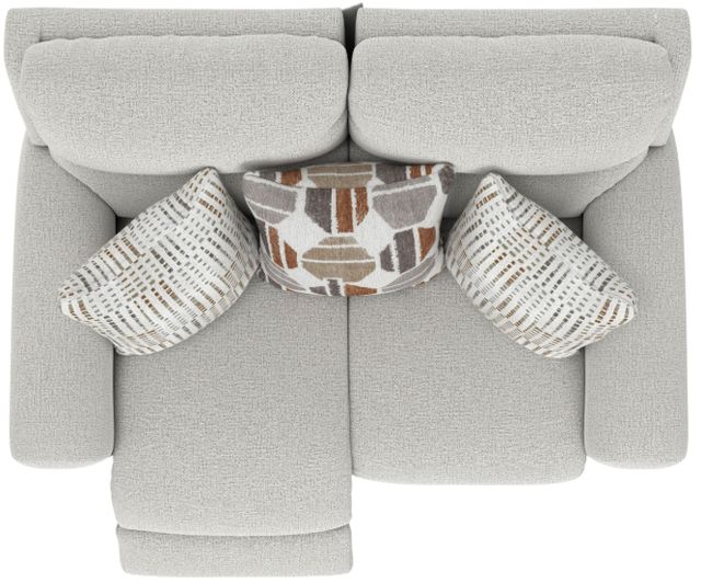 Catnapper® Kellen Ecru Manual Reclining Loveseat-2
