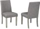 Brassex Inc. Bella 2-Piece Light Grey Side Chair Set-2