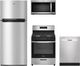 Whirlpool® 4 Piece Stainless Steel Gas Kitchen Package-0