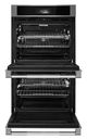JennAir® RISE™ 30" Stainless Steel Double Electric Wall Oven with MultiMode® True Convection System-1