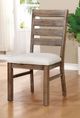Furniture of America® Lidgerwood 2-Piece Ivory/Natural Dining Side Chair Set-2