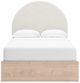 Signature Design by Ashley® Arloster Tan/White Full Upholstered Panel Bed-2