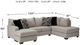 Benchcraft® Megginson 2-Piece Storm Left-Arm Facing Sectional and Chaise-1