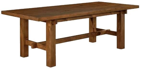 Moe's Home Collection Mikoshi Vintage Brown 88" Dining Table 