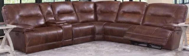 Behold™ Home Harbortown 6-Piece Charcoal Power Reclining Curved Sectional-0