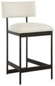 Uttermost® Apsley Black/White Counter Stool-0