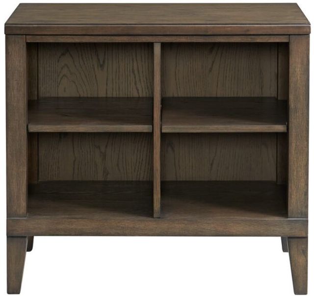 Intercon Preston Weathered Vintage Oak 30" Bunching Open Cabinet-1