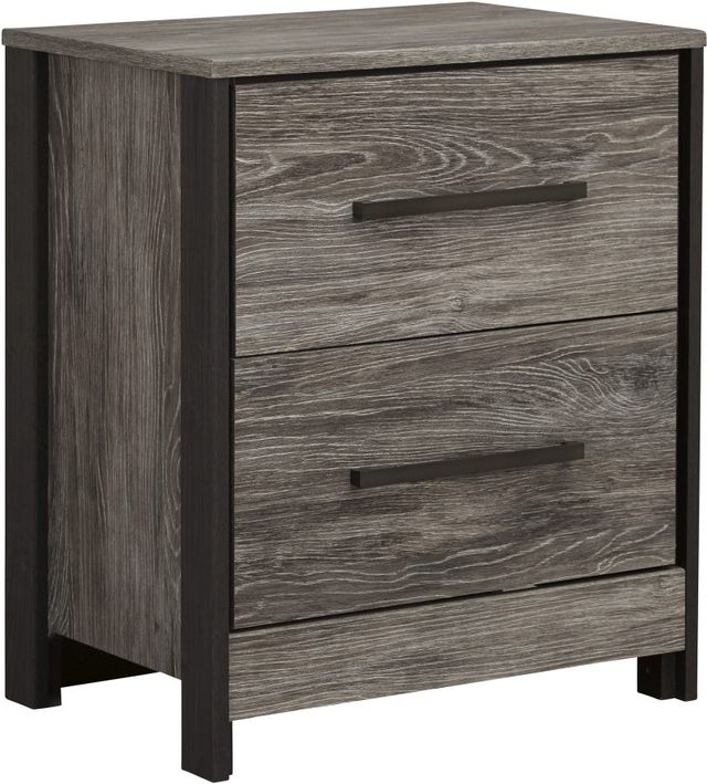 Signature Design by Ashley® Cazenfeld Black/Gray Nightstand-0