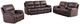 Mazin Furniture Kincaide Brown Manual Reclining Loveseat with Center Console-3