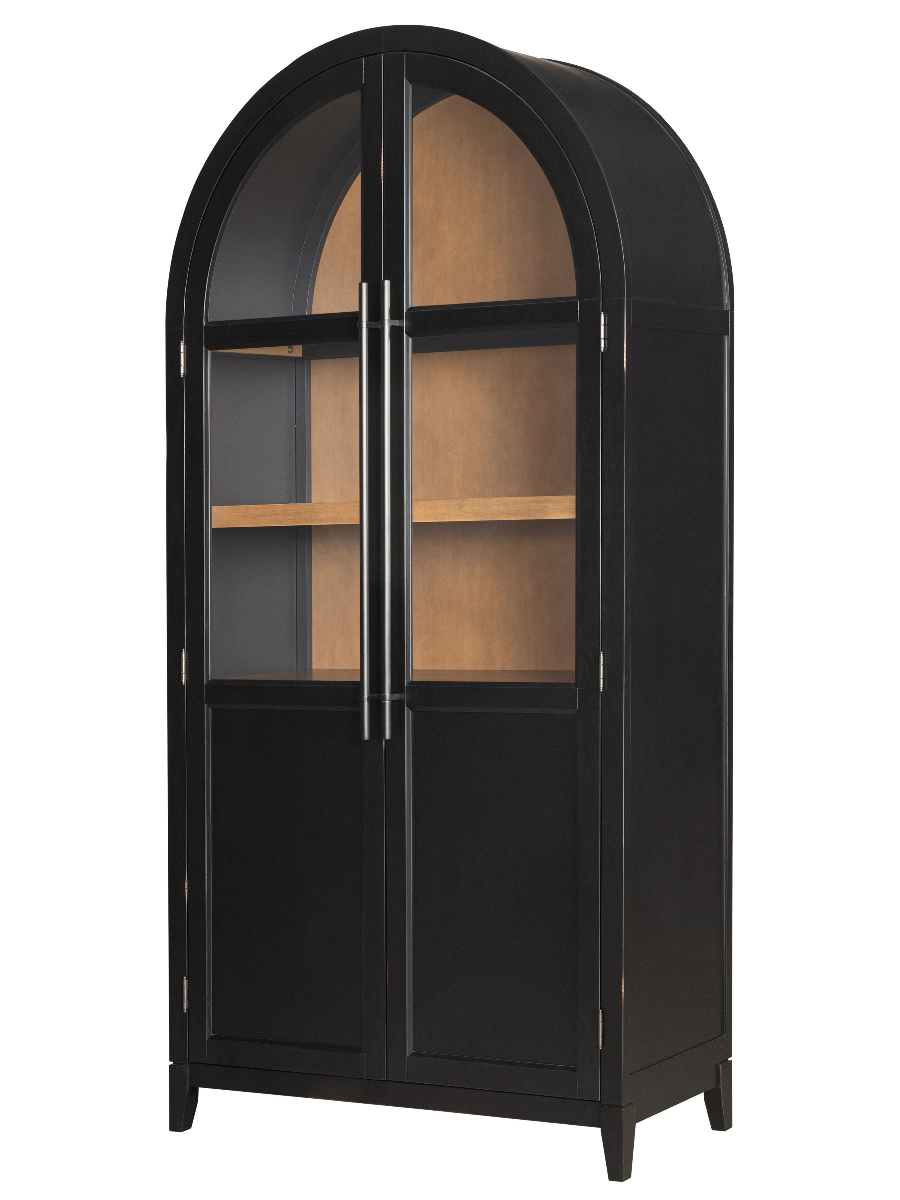 Richwood Black Birch Arched Cabinet | Big Sandy Superstore