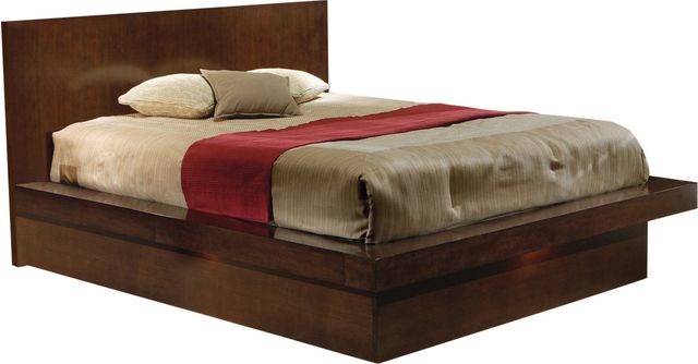 Coaster® Jessica 6-Piece Cappuccino Queen Panel Bedroom Set with Nightstand Panels-1