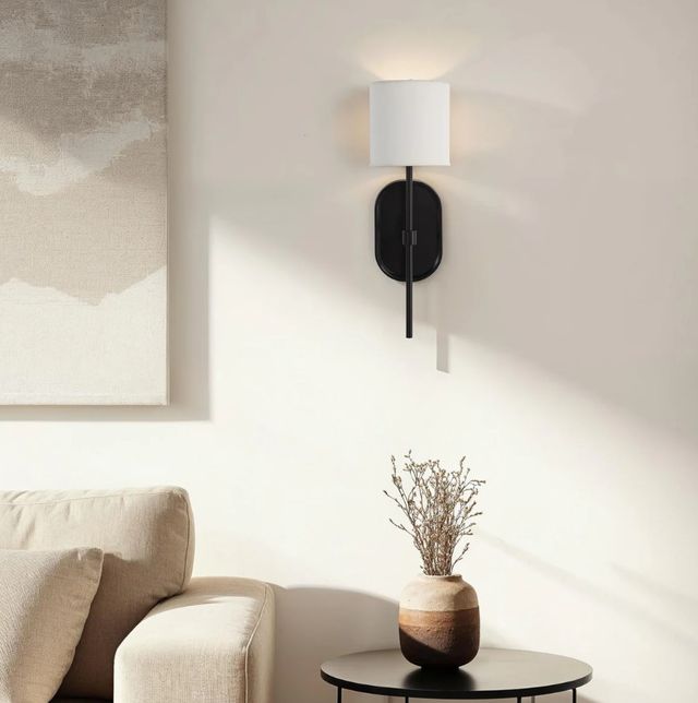 Renwil® Fico Matte Black Wall Sconce-1
