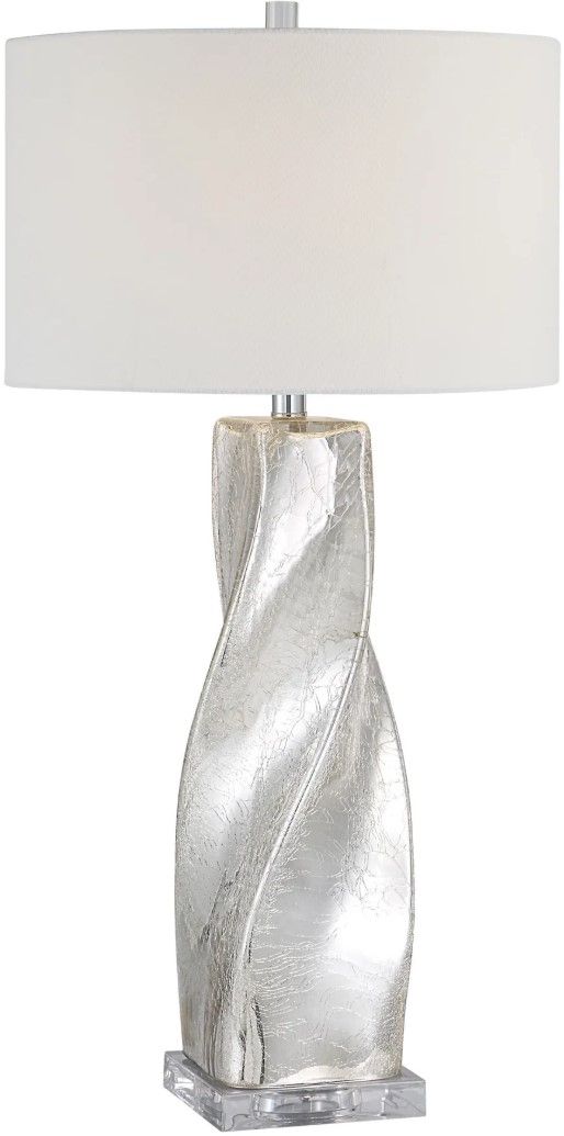 Renwil® Everren Lyons Mercury Silver Table Lamp-4