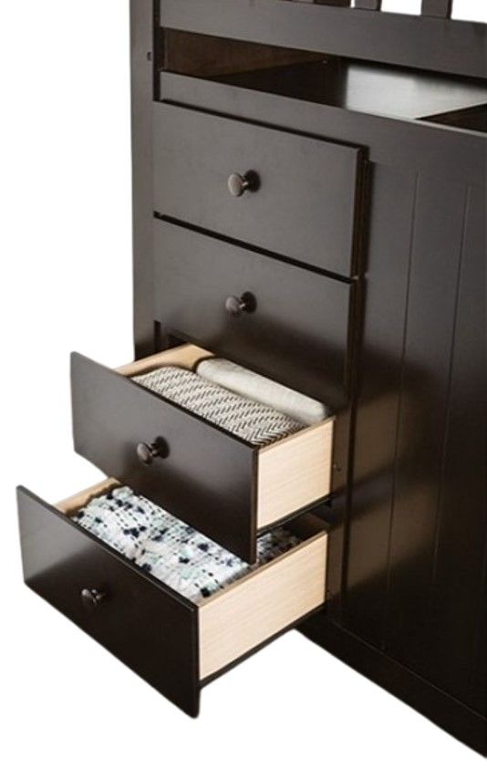 Furniture of America® Ontario Espresso Twin/Twin Bunk Bed-2