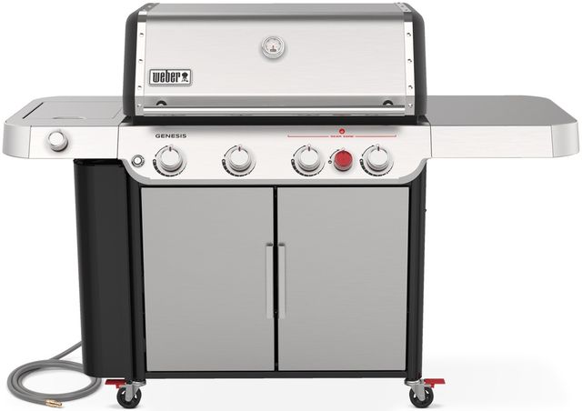 Weber® Genesis 4-Burner Stainless Steel Freestanding Natural Gas Grill-0