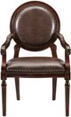 Homelegance® Aldermont Dark Brown Desk Chair-2