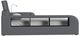 Elements International Valari Gray Full Transformer Bed with Electronics-2