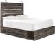 Signature Design by Ashley® Drystan Brown King 2-Drawer Storage Panel Bed-0