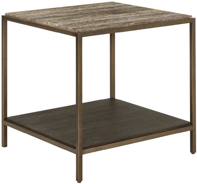 Universal Explore Home™ Montclair Dark Gray Brindle End Table-0