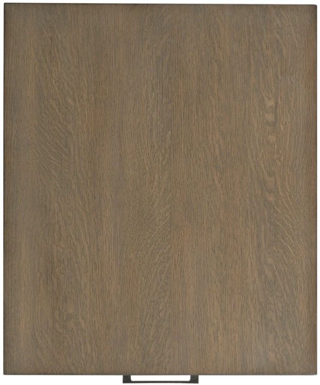 Hammary® Stella Umber Rectangular End Table with Gray Frame-4